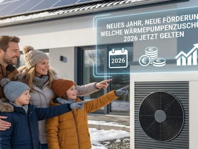 Neues Jahr, neue Förderung: Welche Wärmepumpenzuschüsse 2026 jetzt gelten