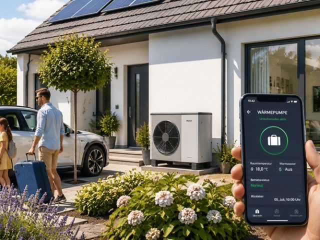 Wärmepumpe im Sommerurlaub: So sparen Sie Energie während Ihrer Abwesenheit